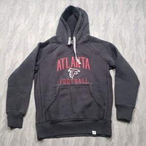 Atlanta Falcons Sweatshirt Youth Small Black Hoodie Pull-Over NFL Football‎